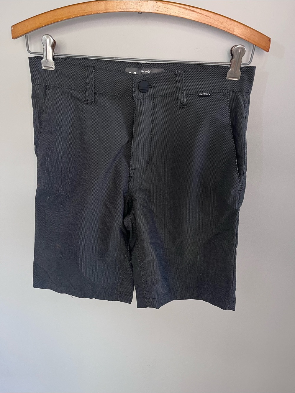 Hurley Boys Dri-FIT Chino Walkshorts Charcoal Grey‎ Size 14